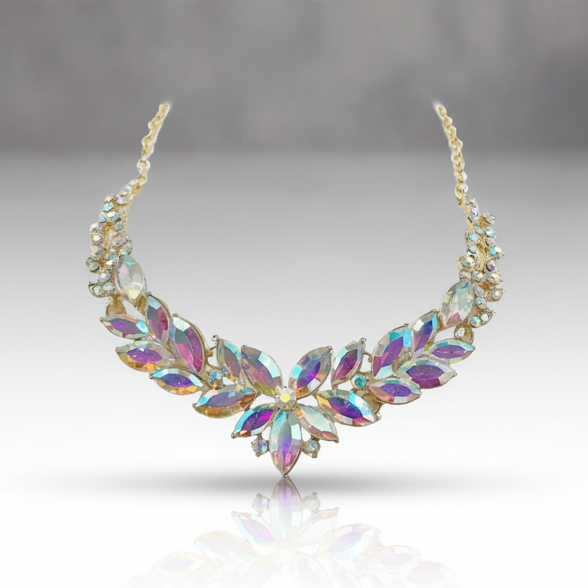 Luxury Iridescent Statement Necklace