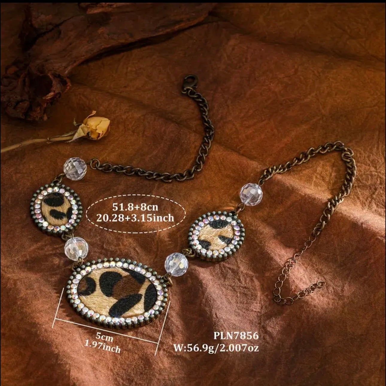 Boho Chic Leopard Necklace