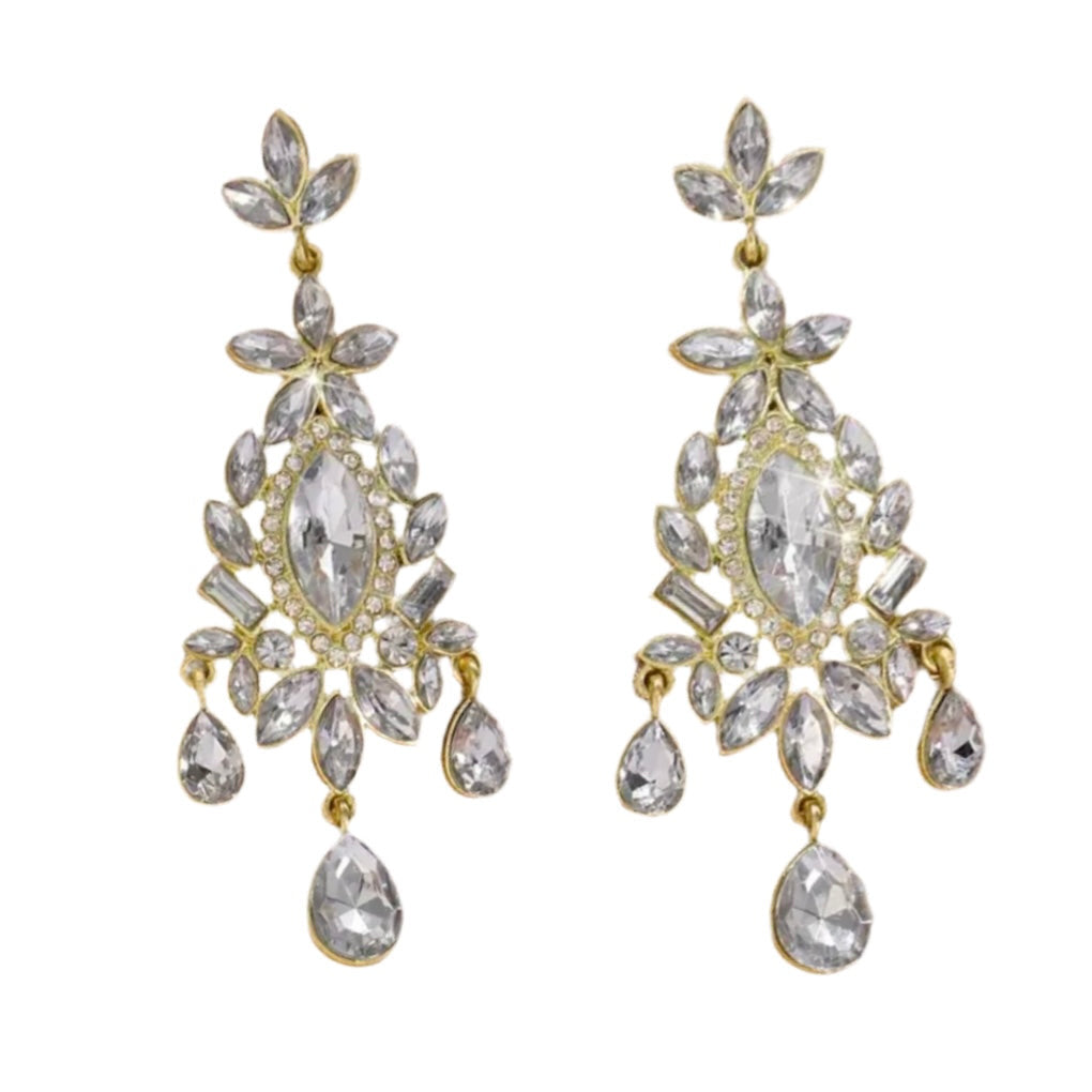 Geometric Chandelier Earrings