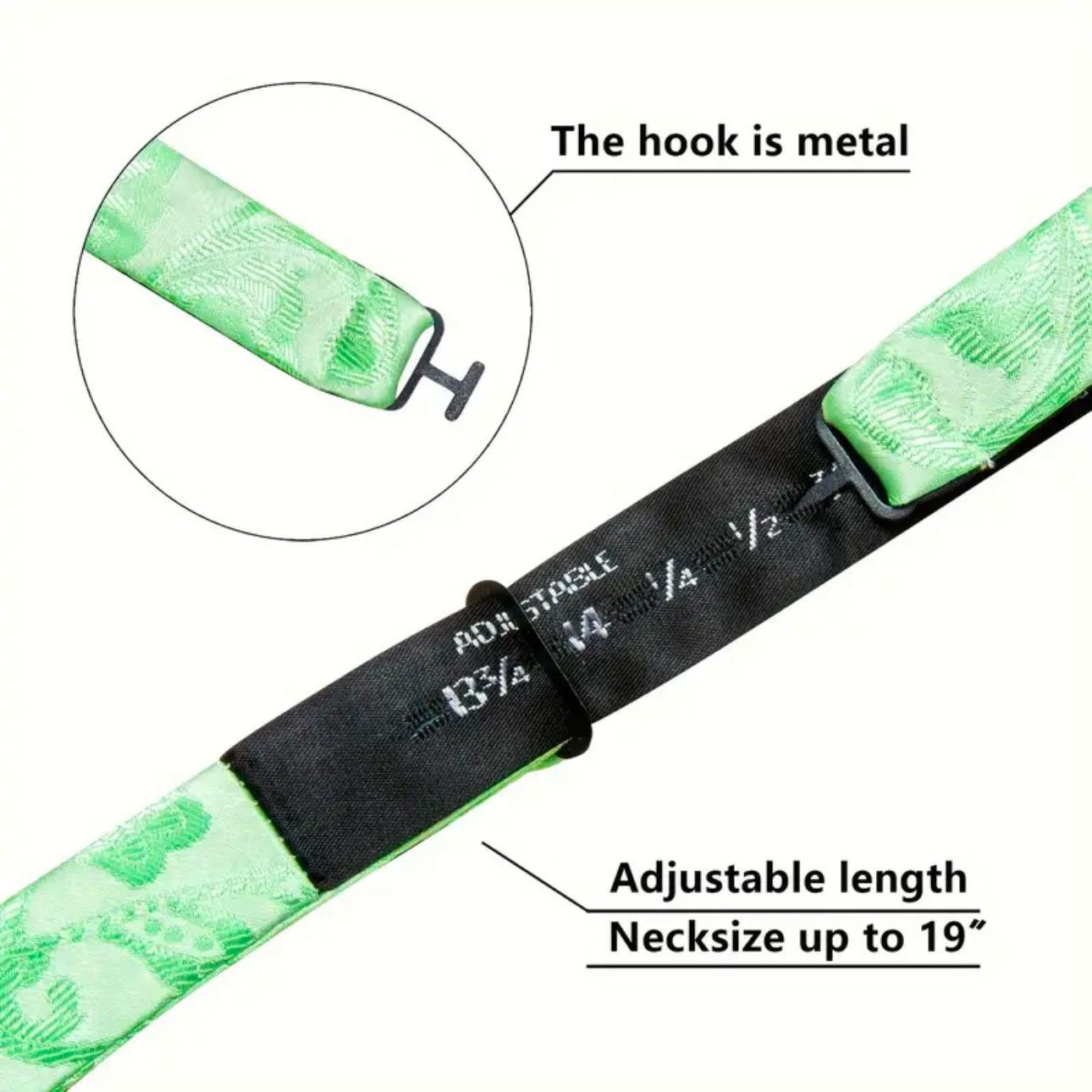 Grey Black Bowtie Set