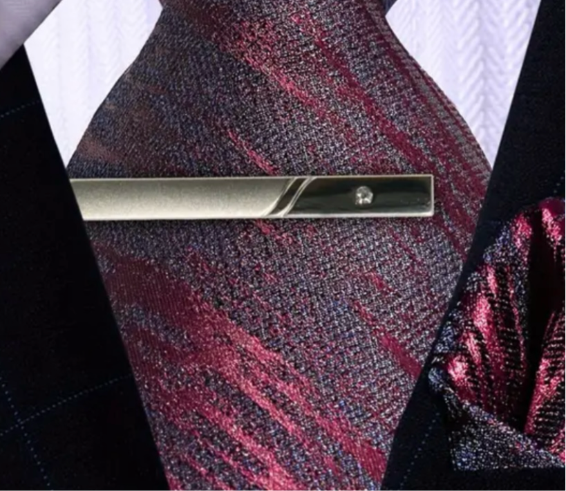 Maroon Necktie Set