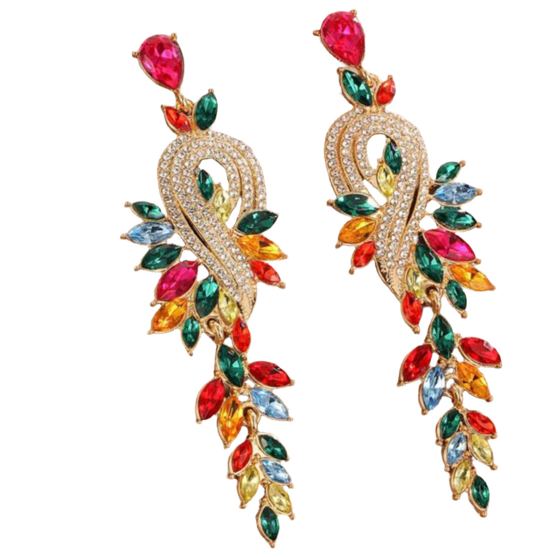 Pendant Multicolor Earrings