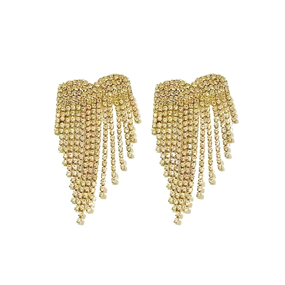 Heart Tassel Earrings