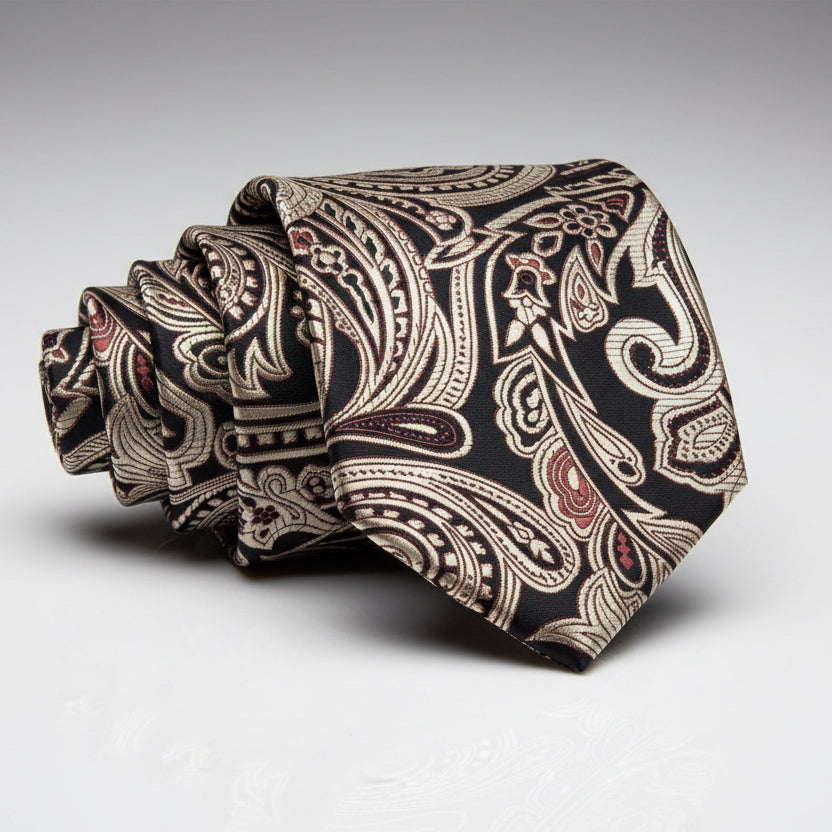 Gold & Black Barry Wang Necktie Sets