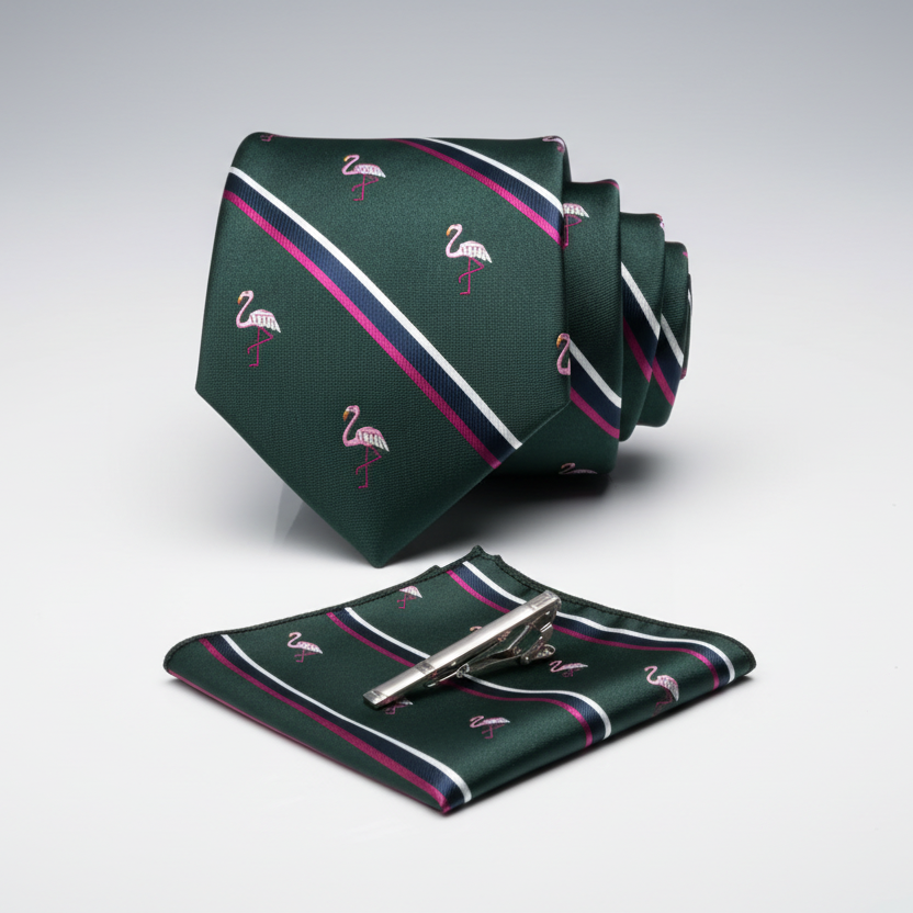 Flamingo Necktie Sets