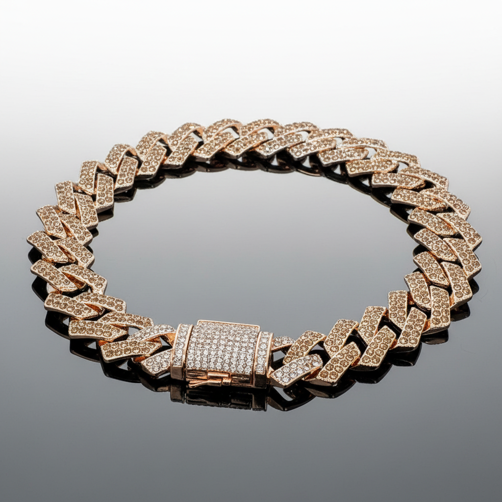 Champagne Cuban Chain Necklace