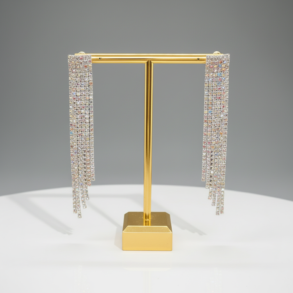 Iridescent Tassel Earrings