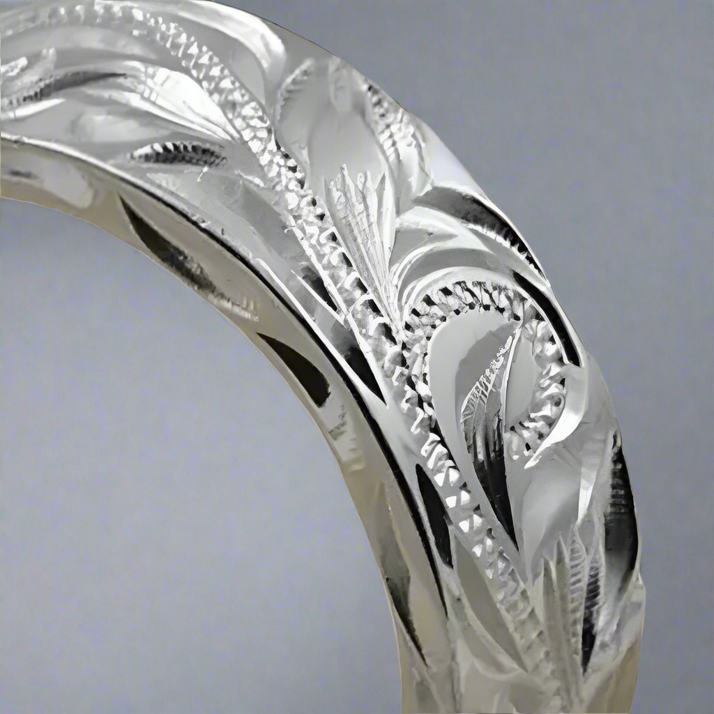 Hand Carved 925 Silver Ring