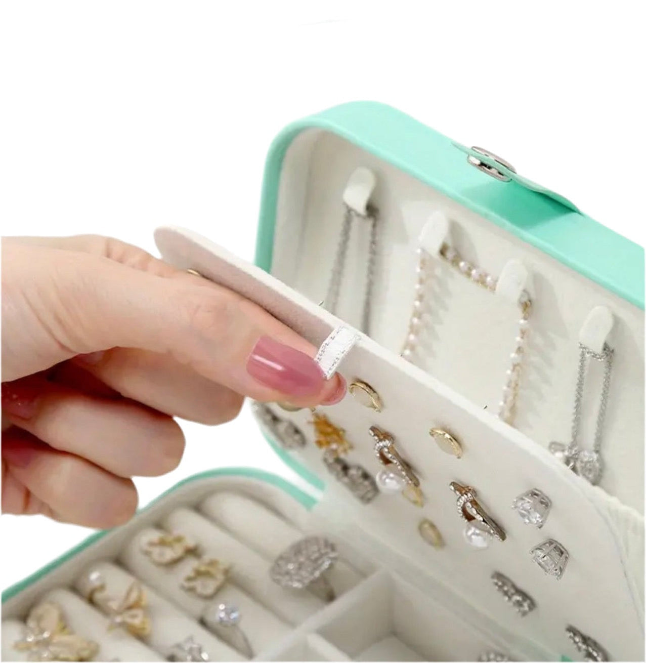 Jewelry Storage Case Green
