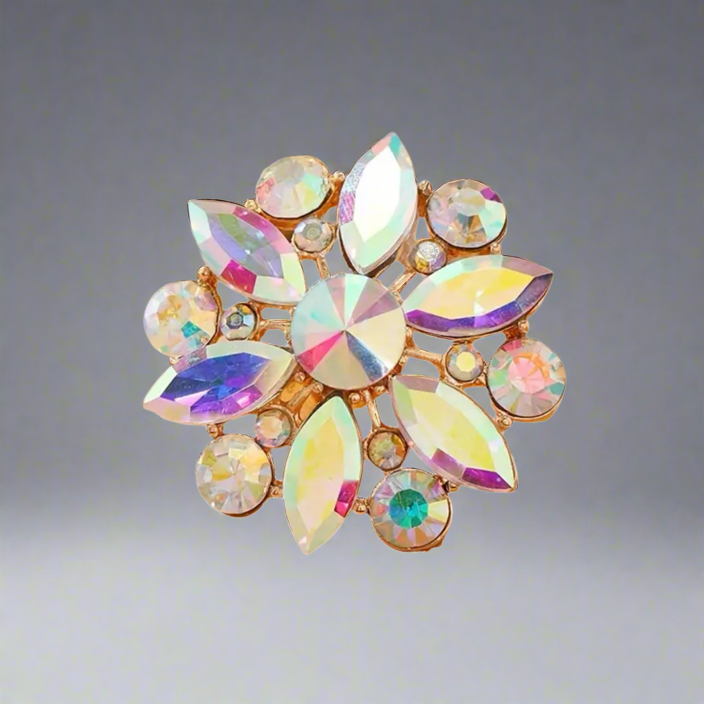 Iridescent Floral All-Fit Ring