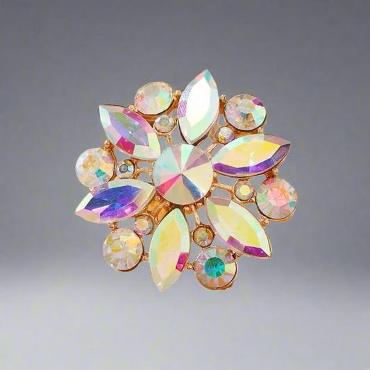 Iridescent Floral All-Fit Ring