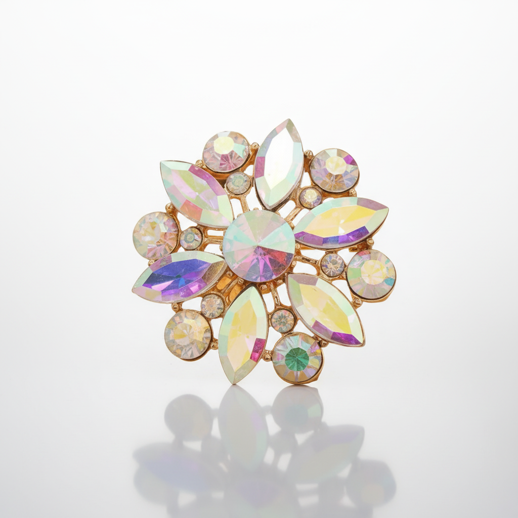Iridescent Floral All-Fit Ring