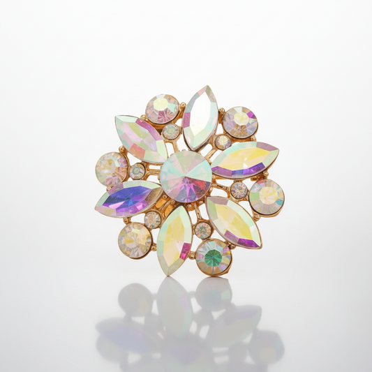 Iridescent Floral All-Fit Ring