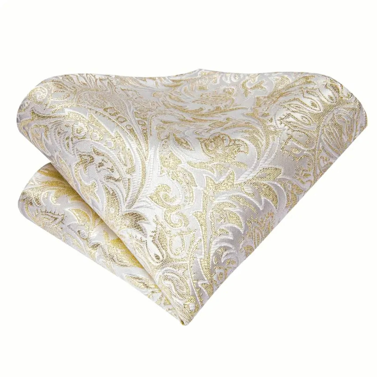 Ivory Gold Bowtie Set