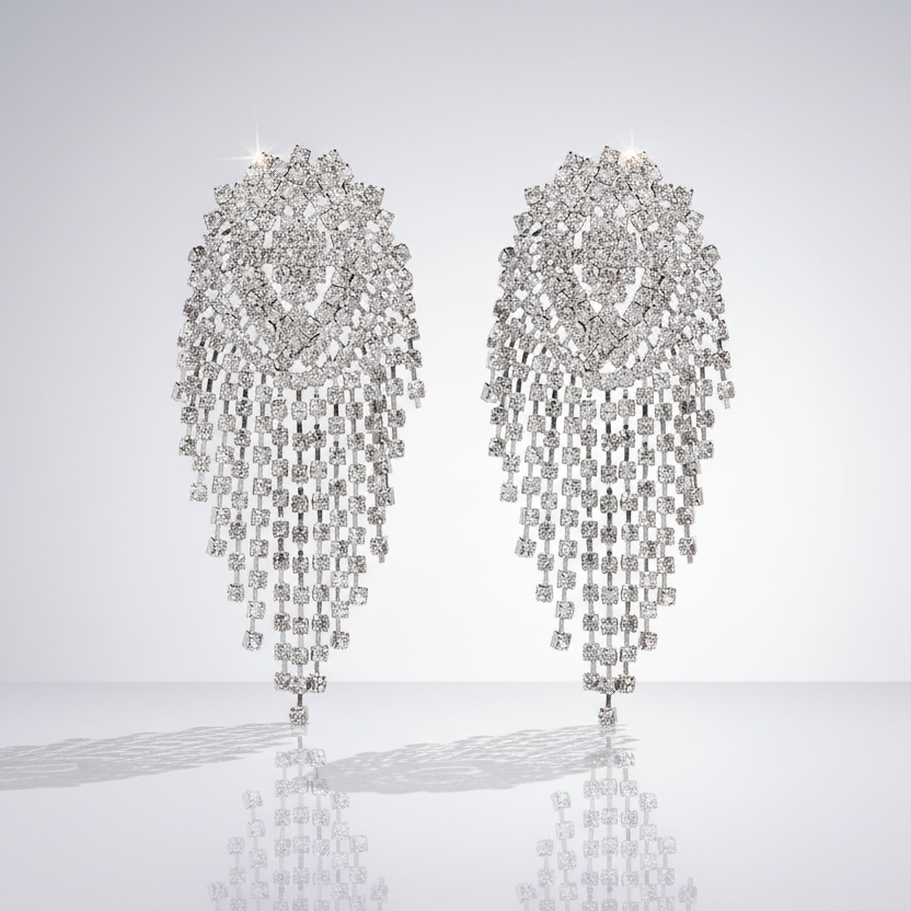 Exaggerated Tassel Earrings