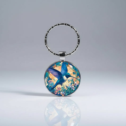 Hummingbird Keychain Blues