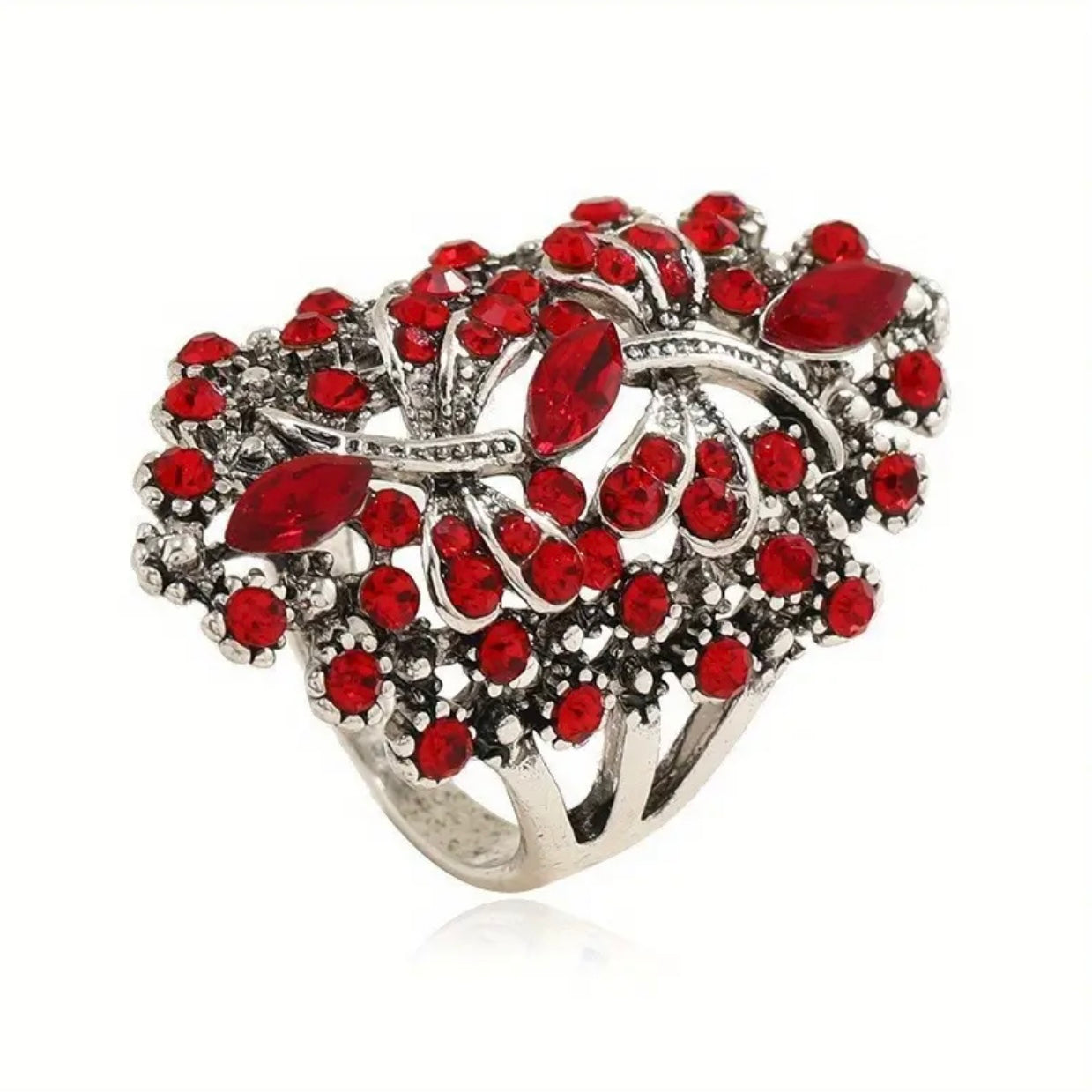 Dragonfly Red All-Fit Ring by No