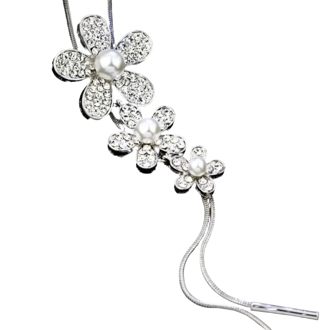 Flower Lariat Necklace