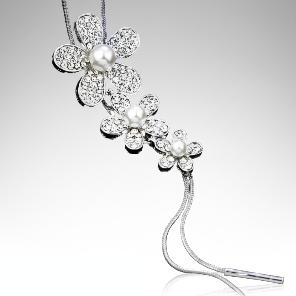 Flower Lariat Necklace