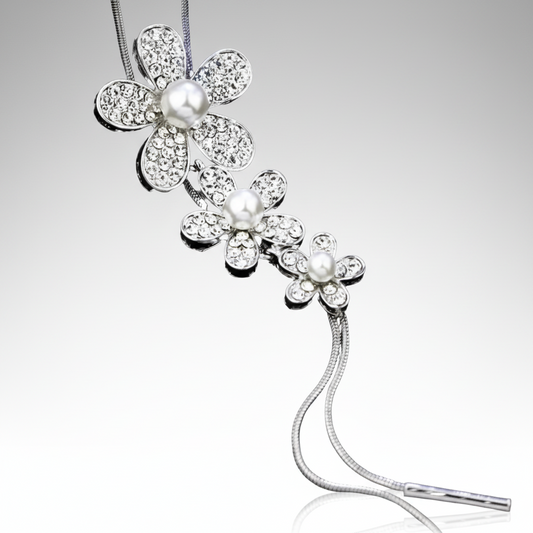 Flower Lariat Necklace