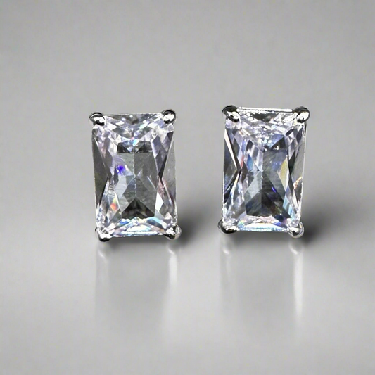 Cubic Zirconia Stud Earrings