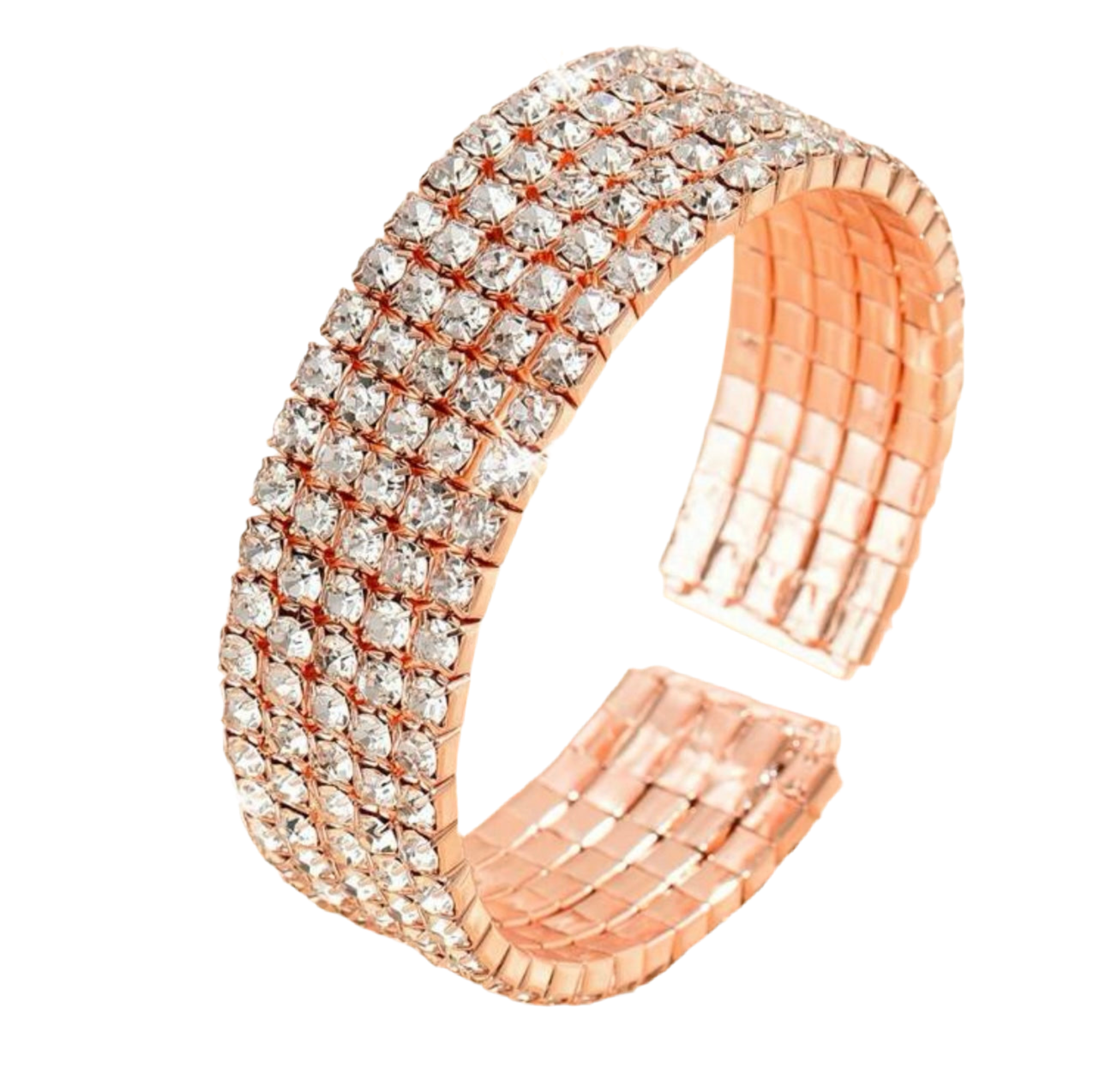 Rose Gold Flexible Cuff Bracelet