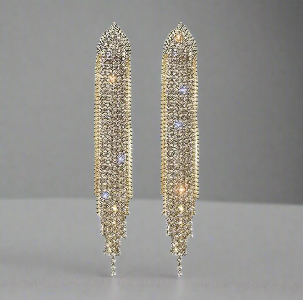 Beaded Tassel  Earrings