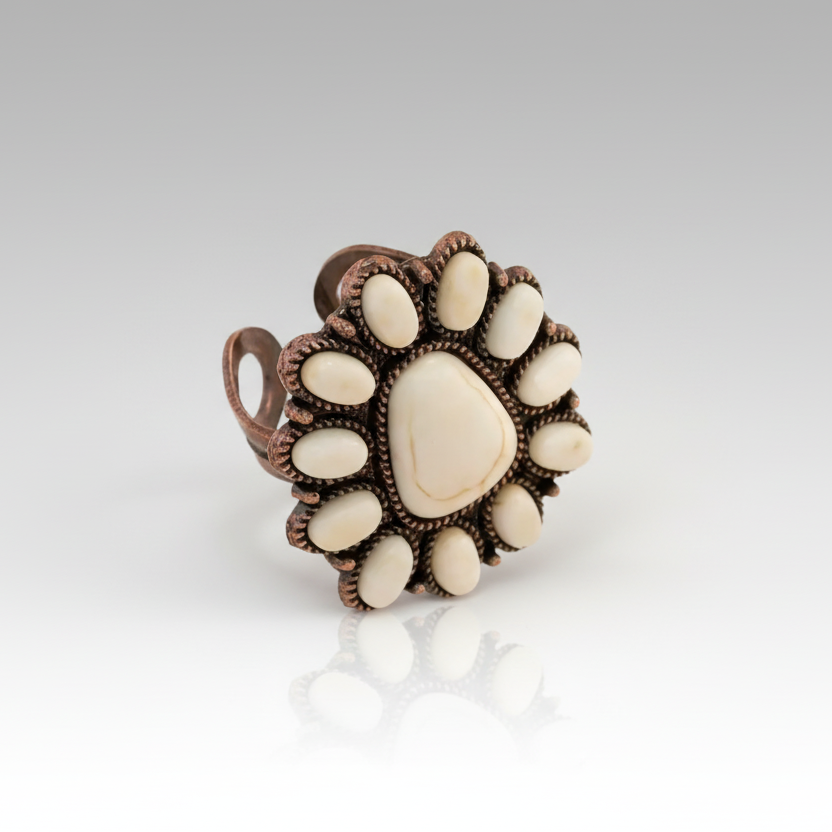 Triangular Turquoise Ring