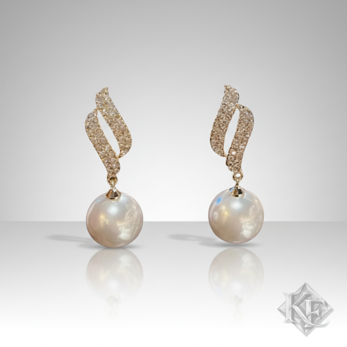 Aurora Pearl Dangle Earrings