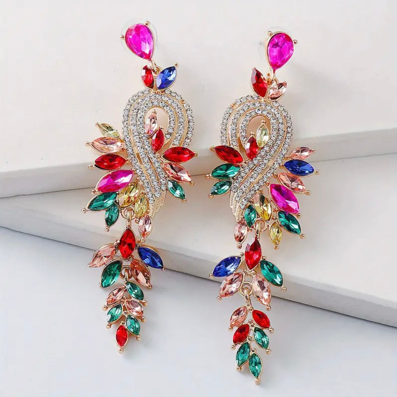 Pendant Multicolor Earrings