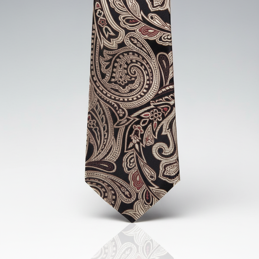 Gold & Black Barry Wang Necktie Sets
