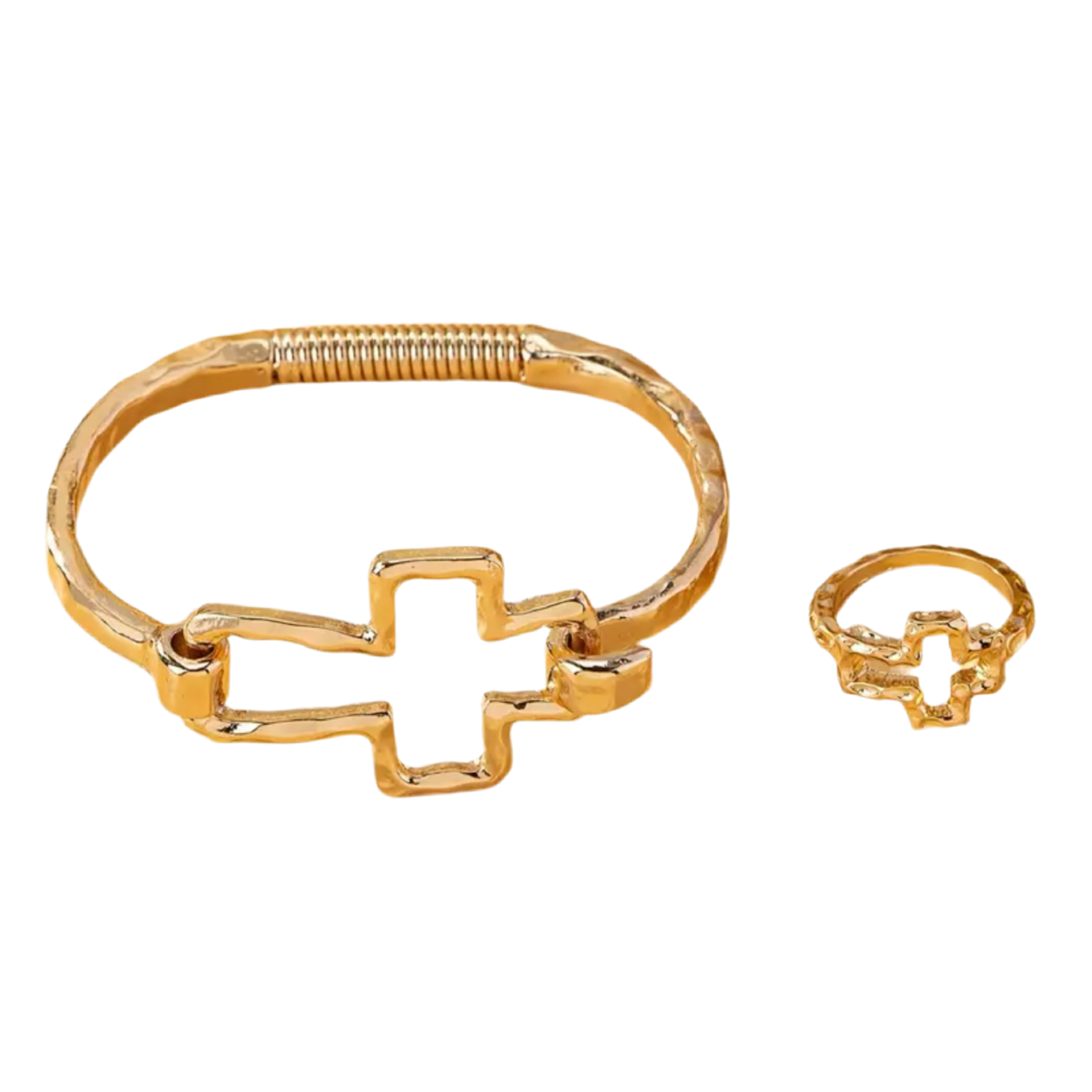 Cross Gold Bracelet