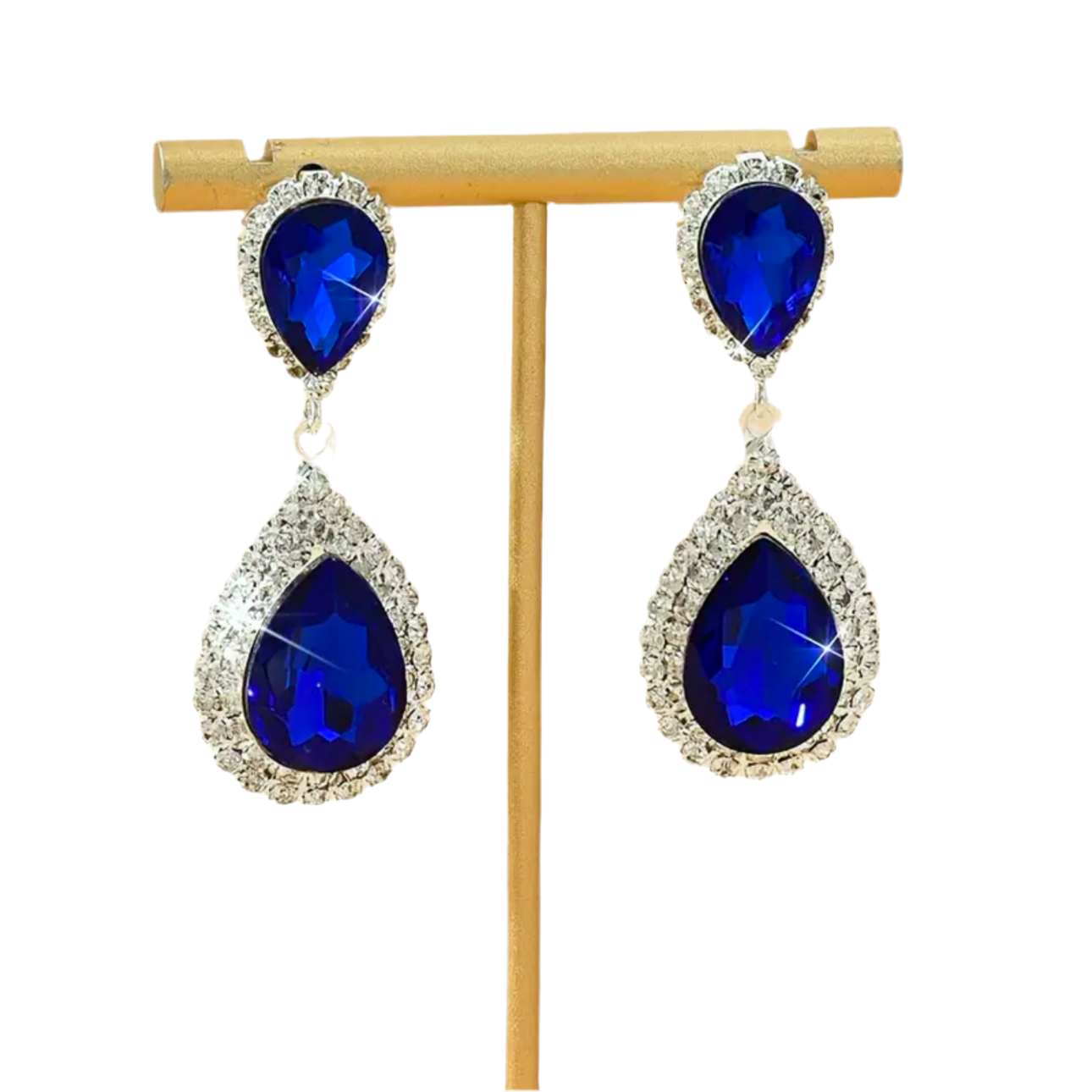 Vibrant Water Drop Earrings