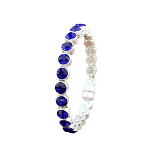 Blue Silver Bracelet