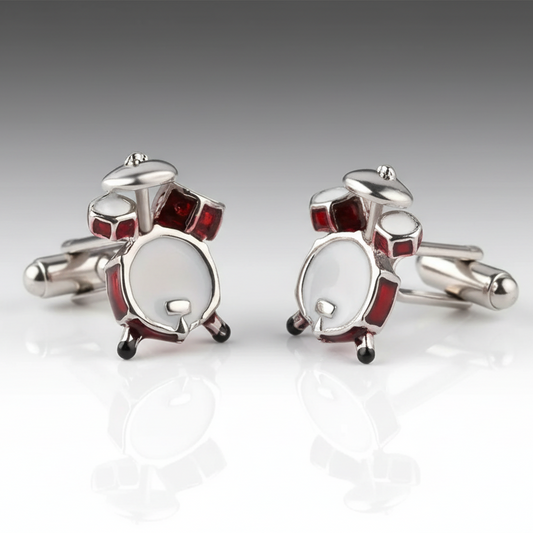 Drum Kit Cufflinks