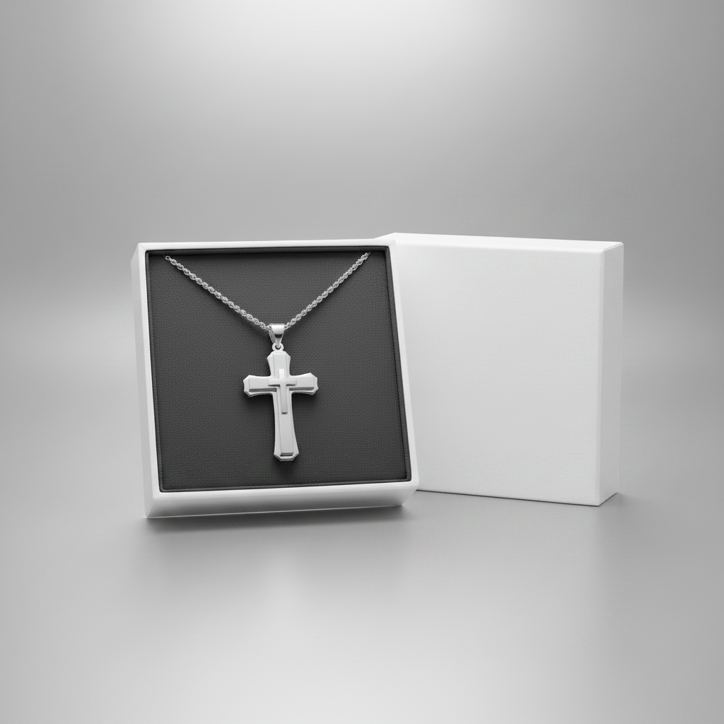 Layered Cross Necklace
