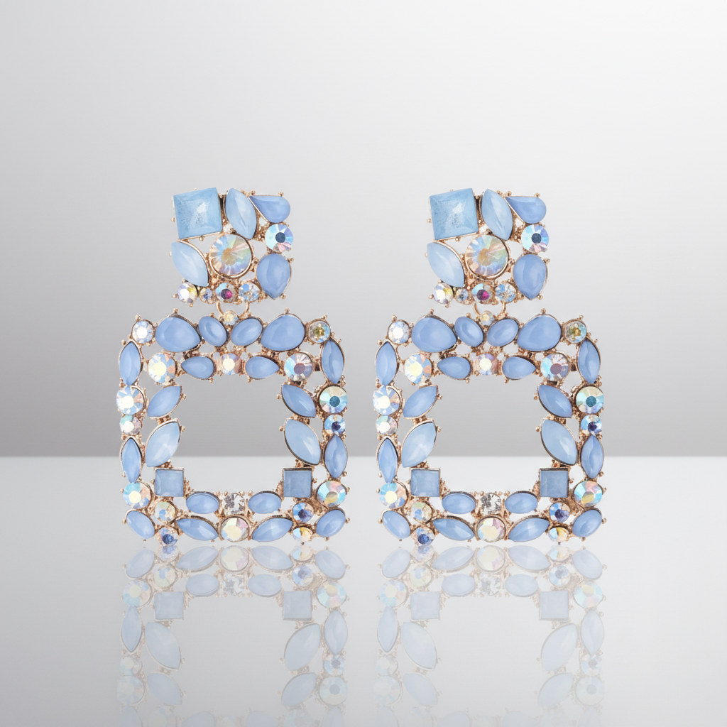Colorful Square Fashion Earrings