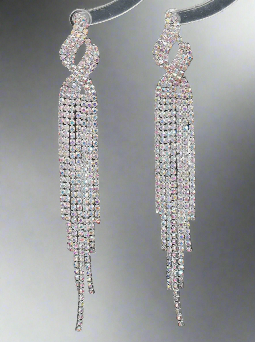 Flame Tassel Earrings