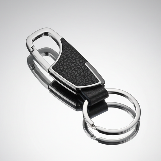 Black Keychain With Clip