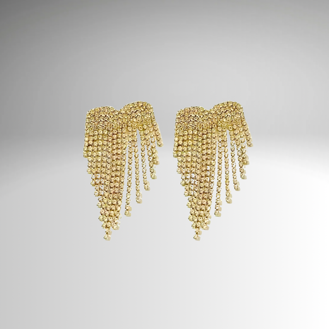 Heart Tassel Earrings