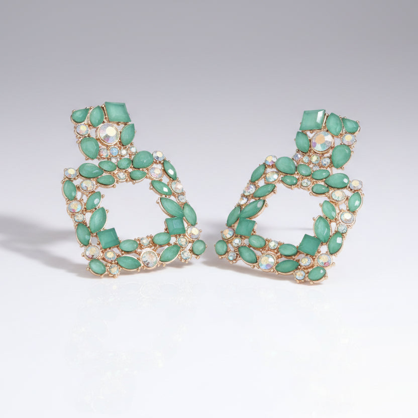 Colorful Square Fashion Earrings