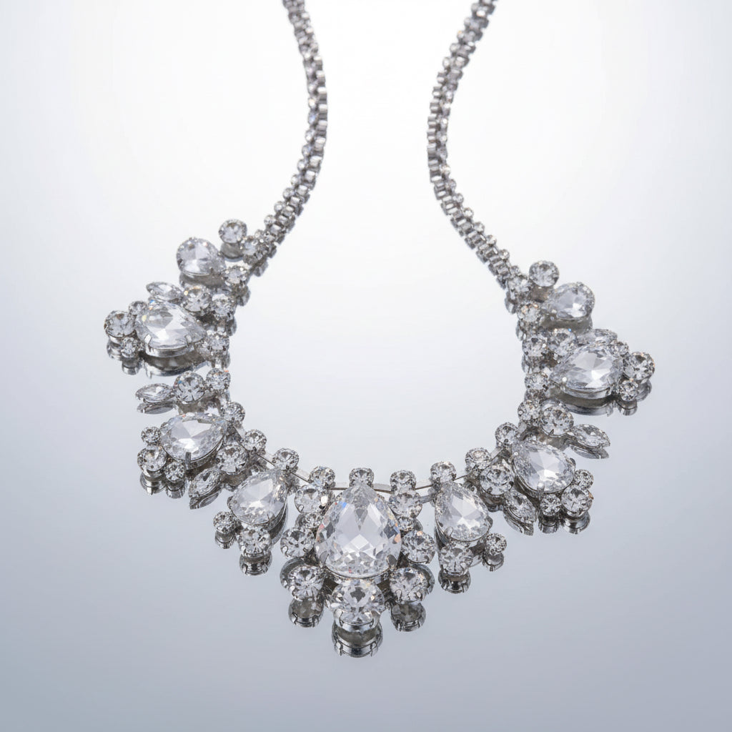 Water Drop Bling Necklace