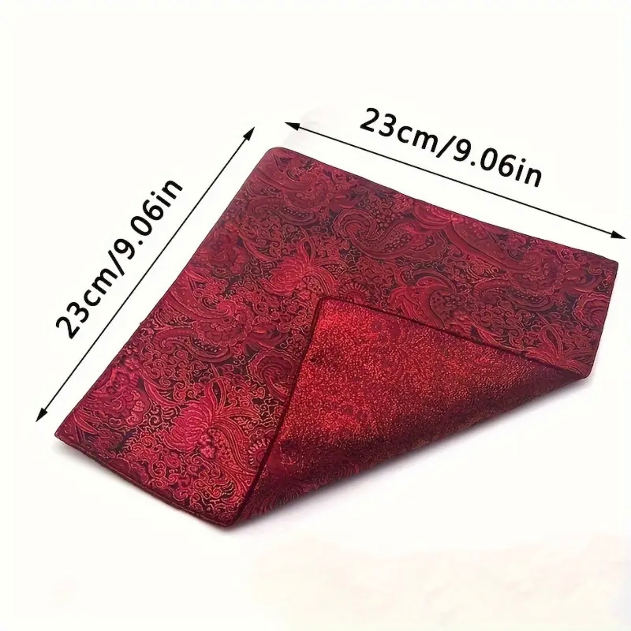 Blue Floral Pocket Square