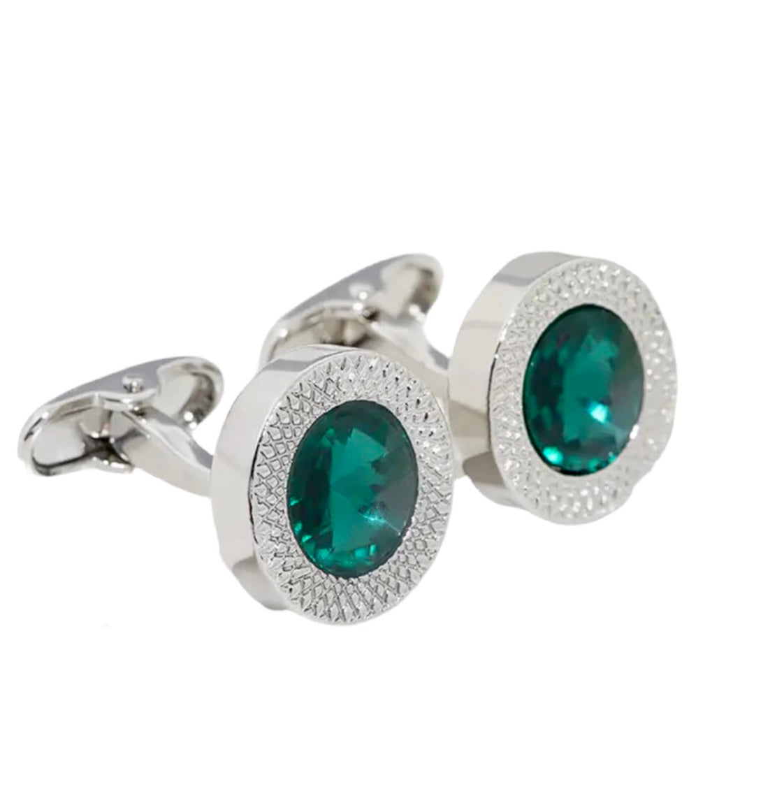 Colorful Rhinestone Cufflinks
