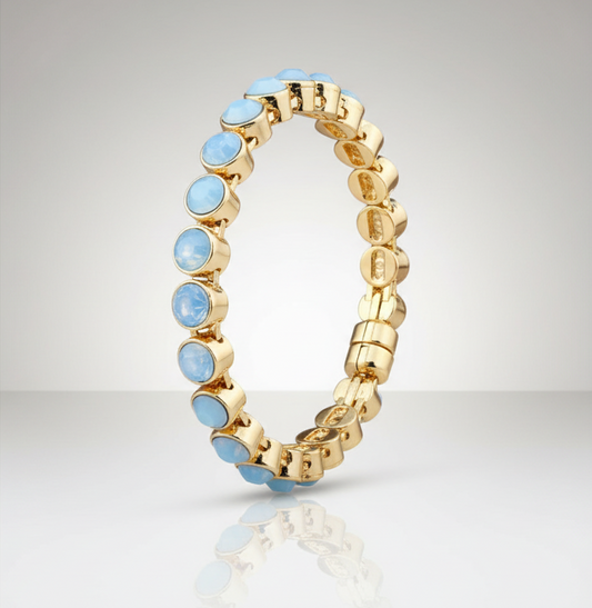 Blue Sky Gold Magnetic Clasp Bracelet