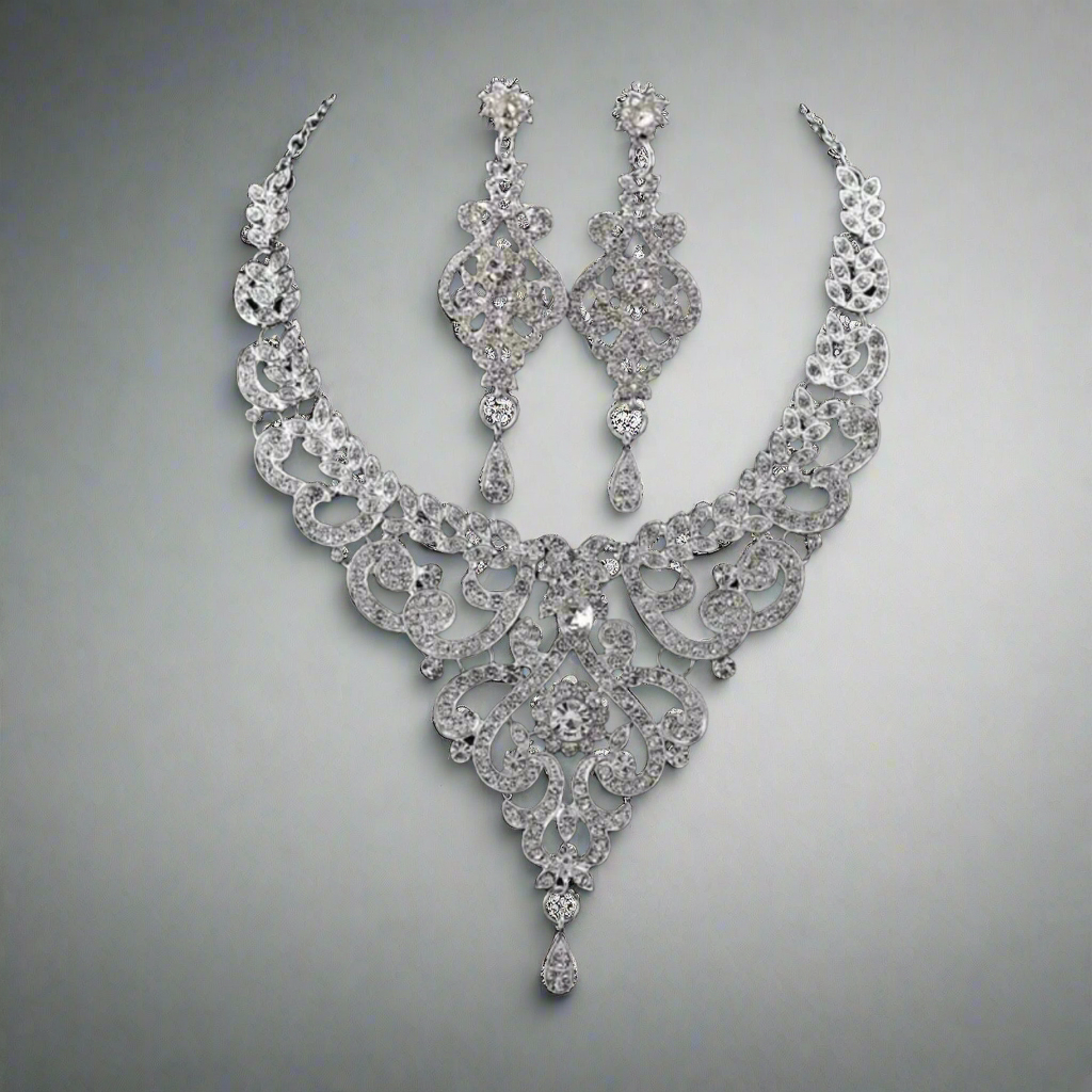 Silver Love Jewelry Set