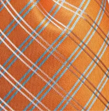 Orange Elegance Necktie Set