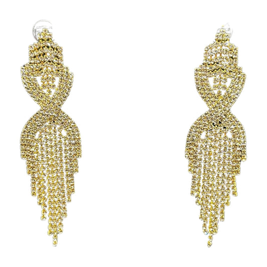 Statement Gold Tassel Earrings