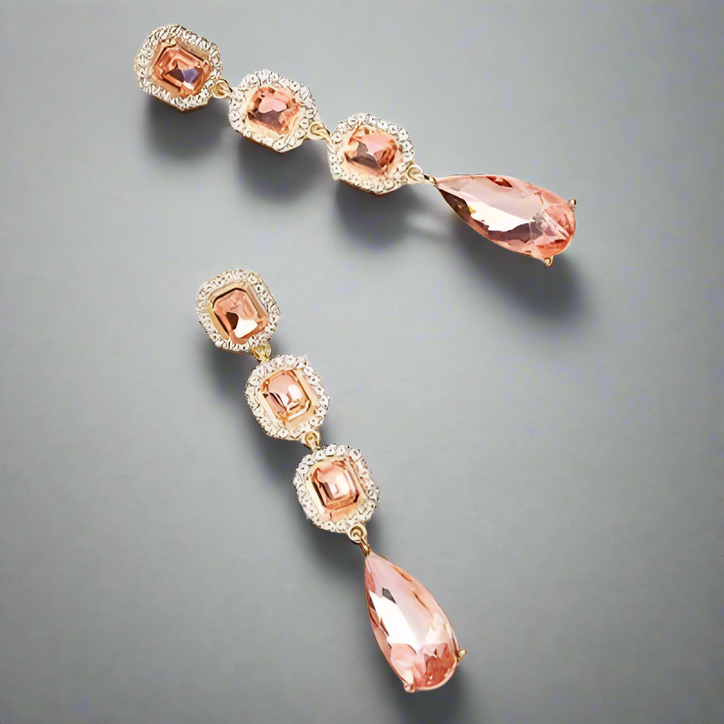 Luxurious Iridescent Drop Earrings