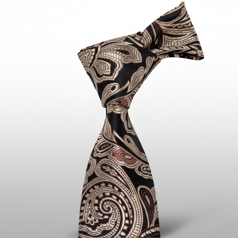Gold & Black Barry Wang Necktie Sets
